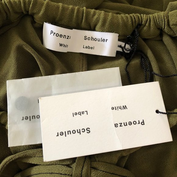 NWT Proenza Schouler White Label matte jersey midi dress - Picture 9 of 10